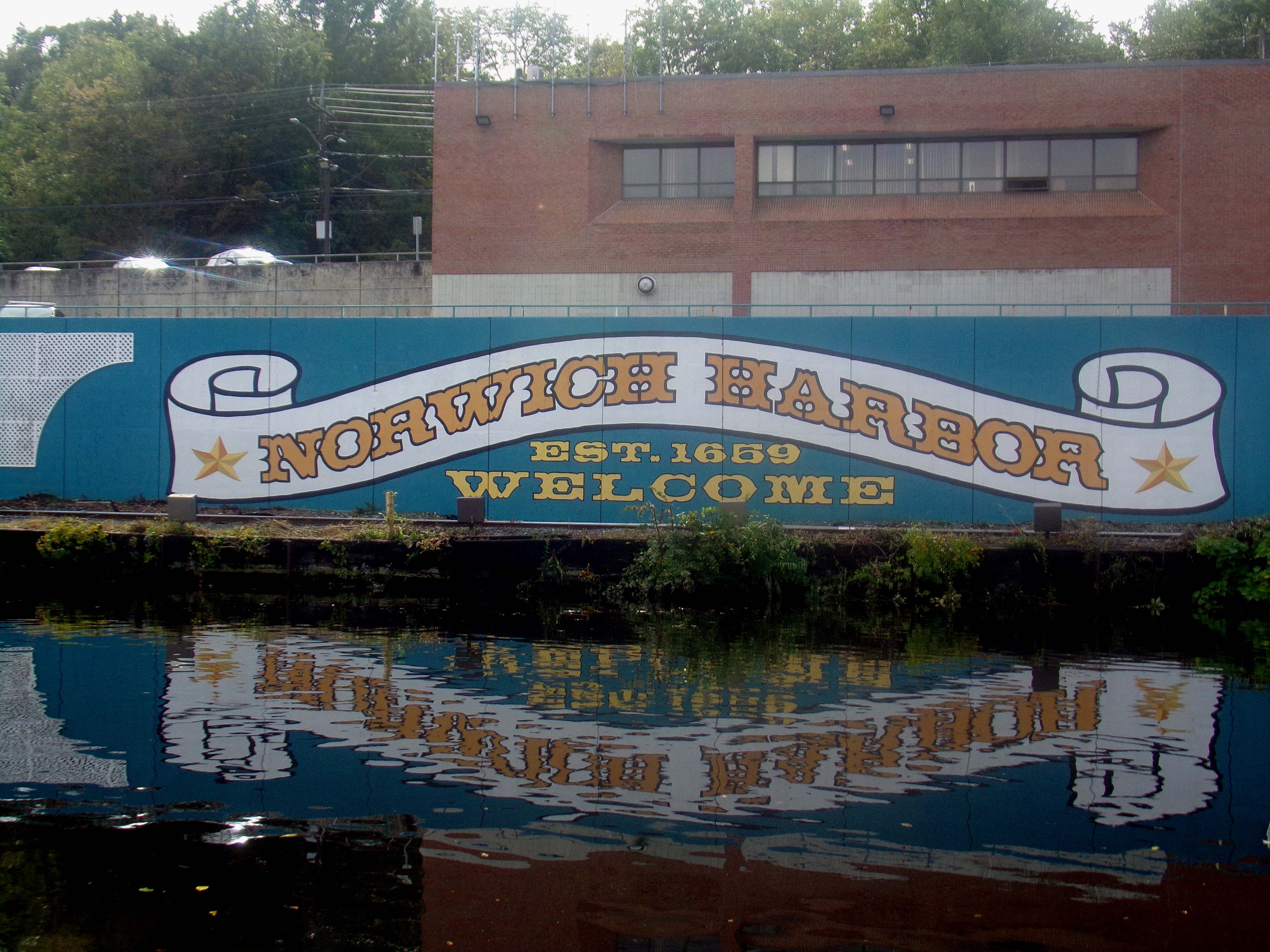 Norwich Harbor Welcome Mural